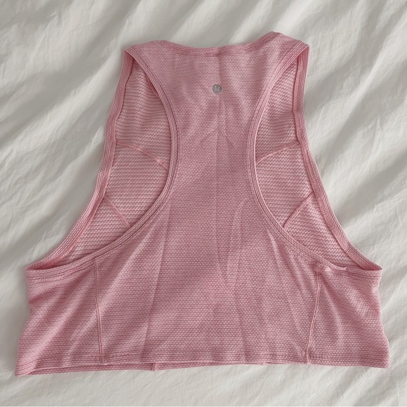 Lululemon cropped tank pink - Picture 2 of 4